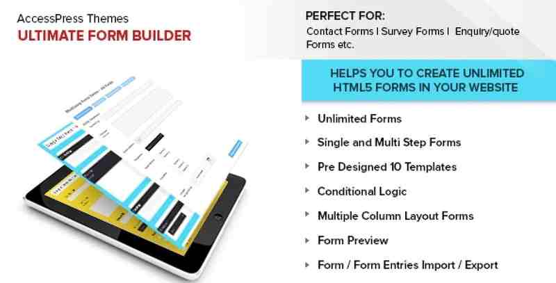 Ultimate Form Builder WordPress Plugin - Create Any Form