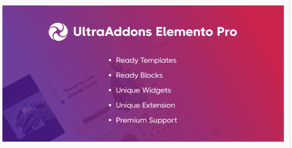 UltraAddons Elementor Pro plugin interface for WordPress