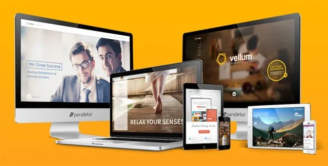 Vellum responsive WordPress theme with UberMenu integration