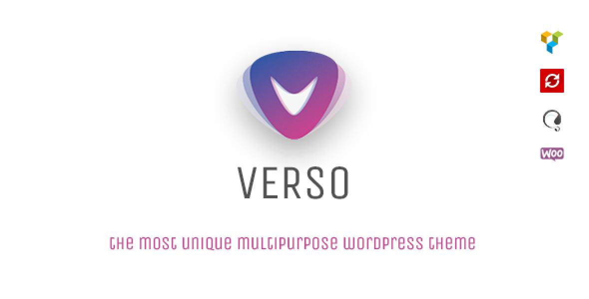 Verso multipurpose WordPress theme demo layout