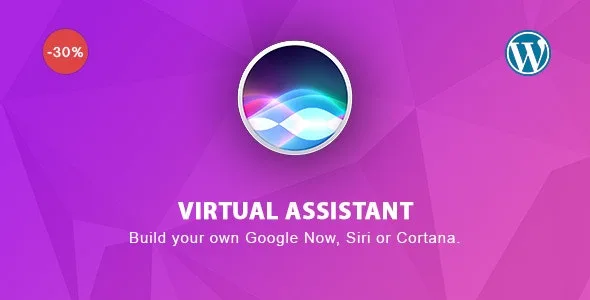 Virtual assistant WordPress plugin with voice command interface
