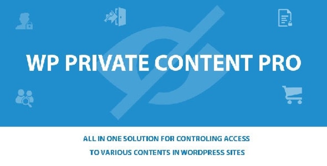 WP Private Content Pro WordPress plugin interface showing content restriction options