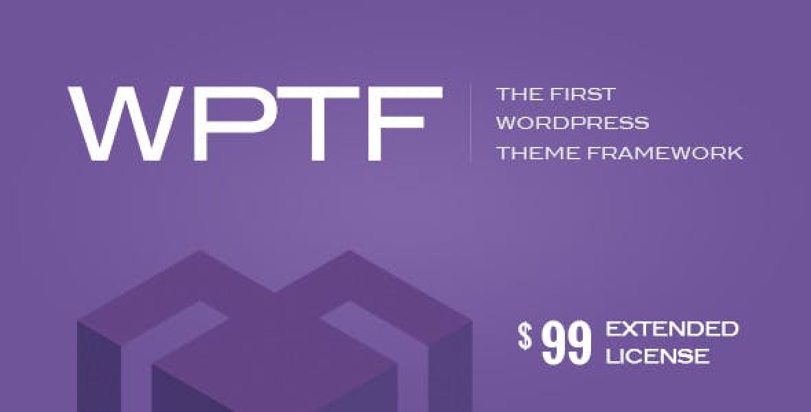 WPTF WordPress Theme Framework interface