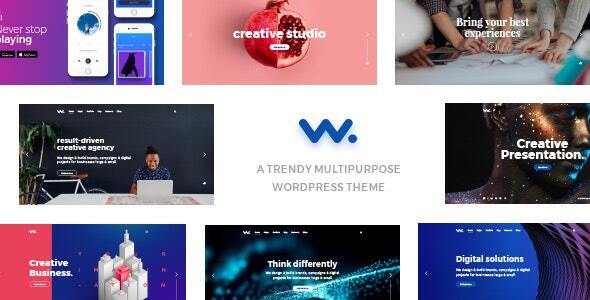 Wilson Corporation Business Agency WordPress Theme homepage design preview