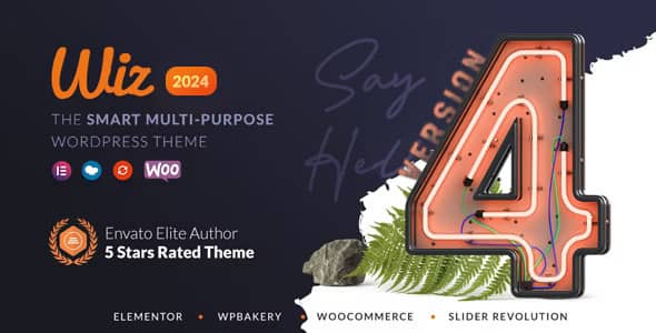 Wiz multipurpose WordPress theme responsive design preview