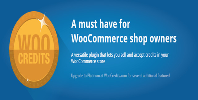 Woo Credits Platinum WooCommerce credit system plugin interface