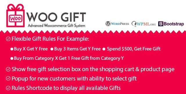WooCommerce free gifts plugin settings and cart promotion rules