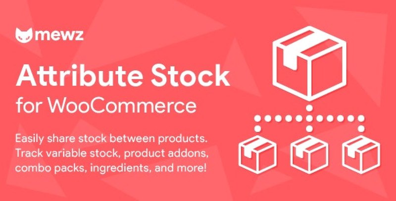 WooCommerce Attribute Stock plugin interface showing shared inventory management