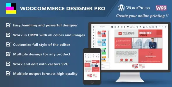 WooCommerce Designer Pro WordPress plugin product design editor interface