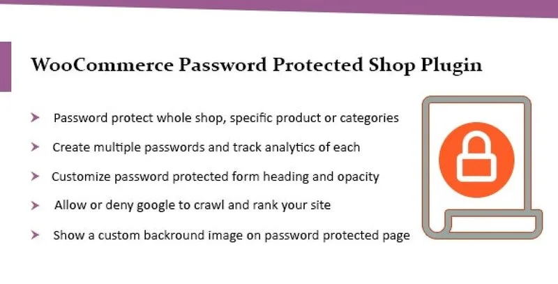 WooCommerce password protection plugin interface showing category access control settings