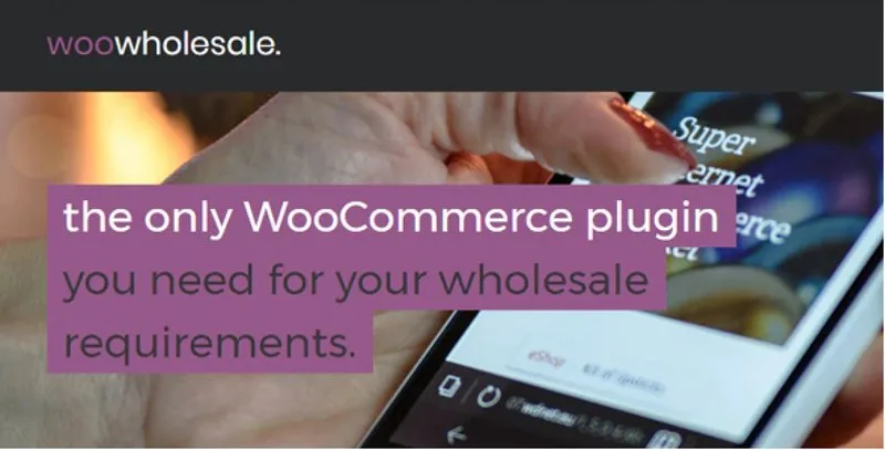 WooCommerce wholesale pricing plugin interface showing user role discount settings