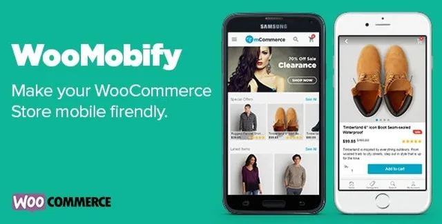 WooMobify WooCommerce mobile theme plugin dashboard interface