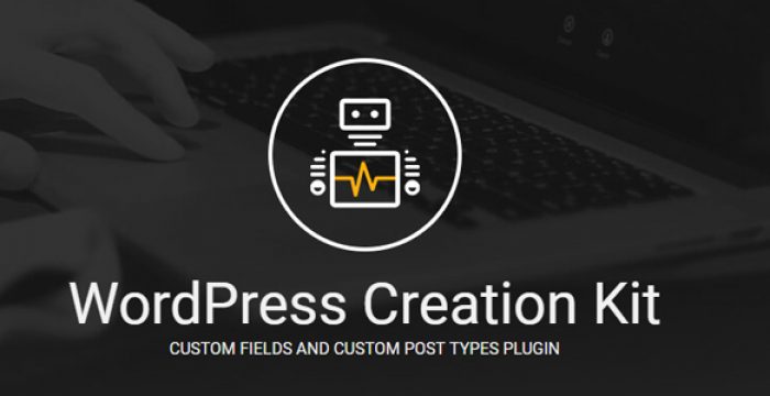 WordPress Creation Kit Pro plugin interface showing custom field creation options