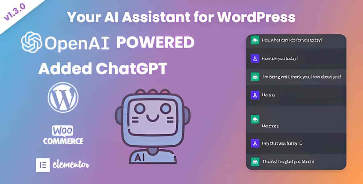 AI Assistant WordPress plugin interface for OpenAI content and image generation