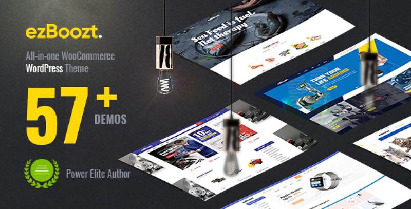 EzBoozt all-in-one WooCommerce WordPress theme demo preview