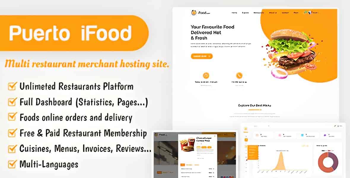 IFood multi-restaurant food delivery platform script interface