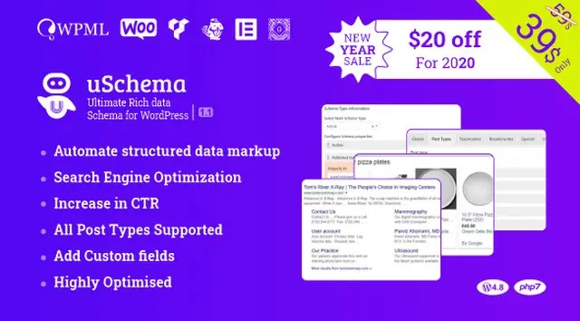 USchema WordPress schema markup plugin interface